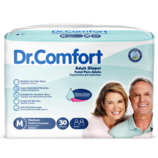 Scutece adulti ,prindere laterala cu scai, Dr.Comfort, 85-125 cm, Marime M, absortie rapida, 30 buc Scutece adulti ,prindere laterala cu scai, Dr.Comfort, 85-125 cm, Marime M, absortie rapida, 30 buc